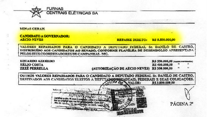 Mais de R$ 100 mi de Furnas abasteceram campanhas de tucanos e aliados