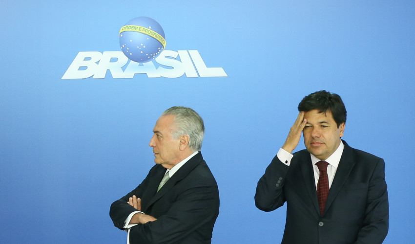 Michel Temer e Mendonça Filho